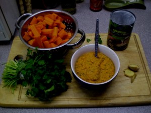 Cilantro Coconut Carrot Soup