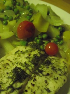 White Fish with Fennel