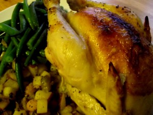 Herb Roasted Quail With Country Hash