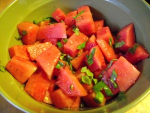 Basil & Watermelon Salad