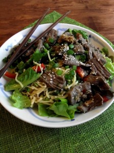 Asian Beef Noodle Salad